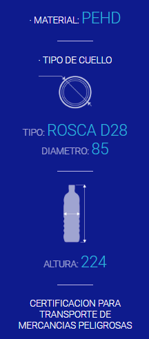 BOTELLA 1L D28